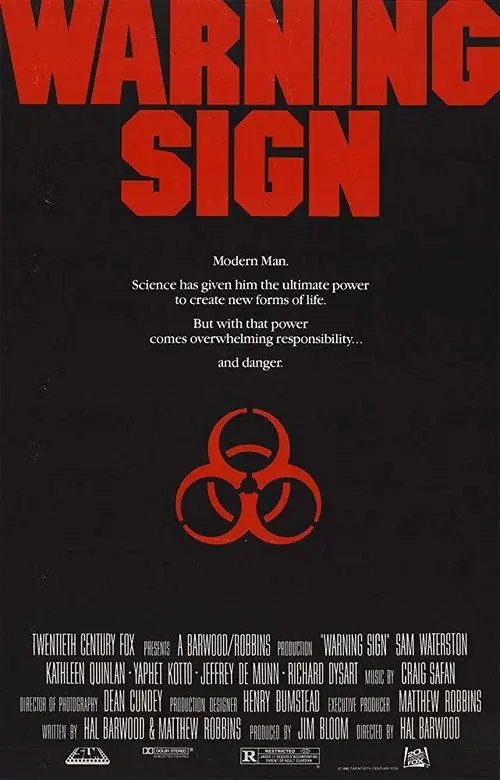 Warning Sign poster