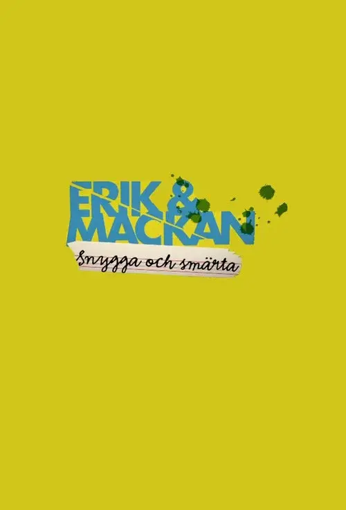 Erik och Mackan: Snygga och Smärta poster
