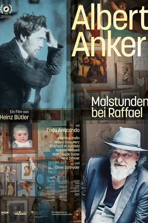 Albert Anker. Malstunden bei Raffael poster