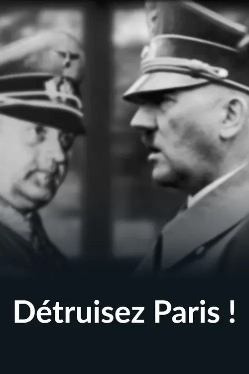 Détruisez Paris ! poster