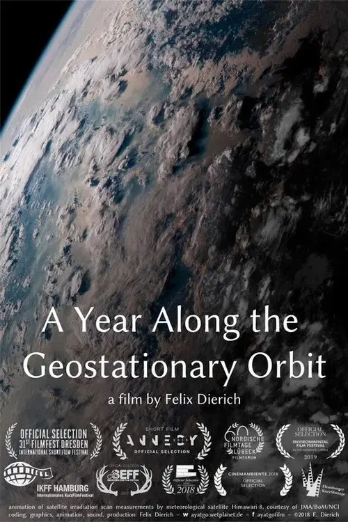 A Year Along the Geostationary Orbit poster
