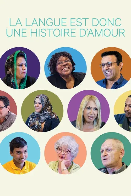 La langue est donc une histoire d'amour poster