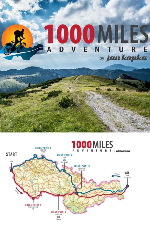1000 Miles Adventure 2024 poster