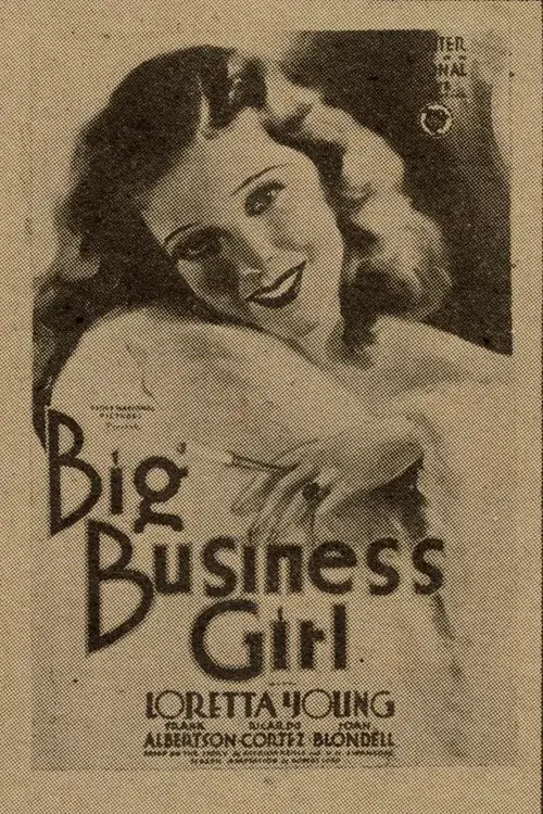 Big Business Girl poster