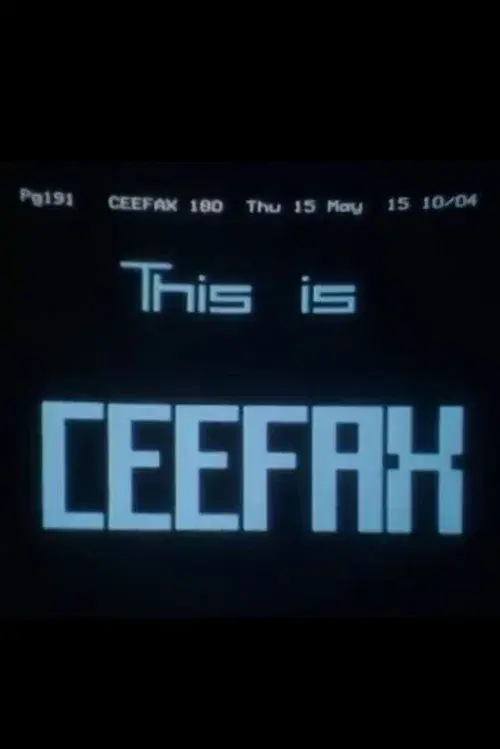 This is CEEFAX poster