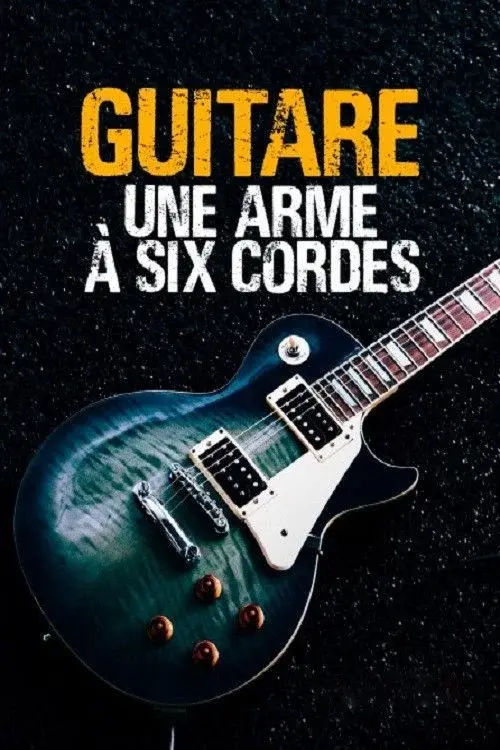 Guitar, a six-stringed weapon poster
