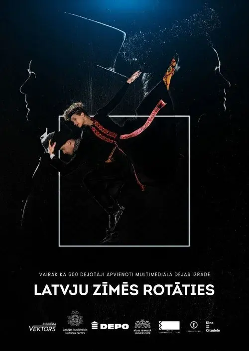 To dress in Latvian signs poster