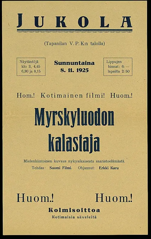 Myrskyluodon kalastaja poster