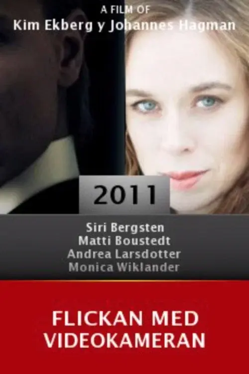Flickan med videokameran poster