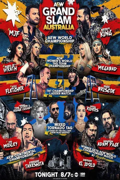 AEW Grand Slam Australia 2026 poster