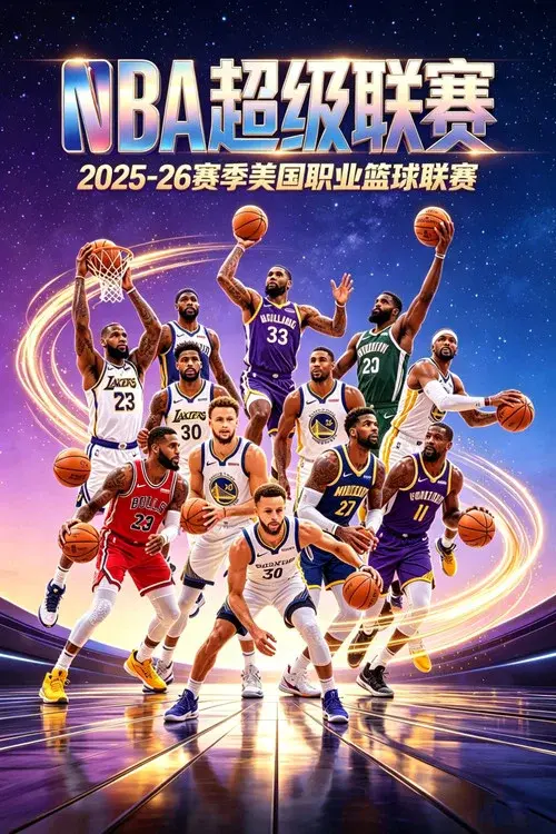 NBA：2025-26赛季美国职业篮球联赛 poster