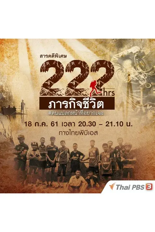 222 Hours: Thai Cave Rescue poster