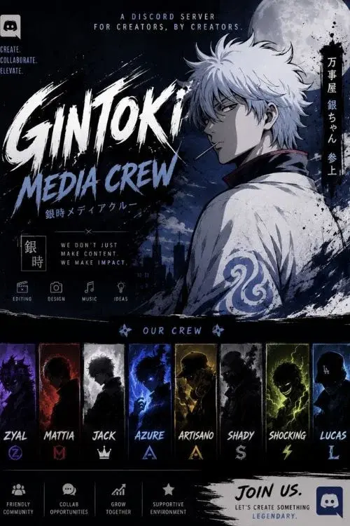 Gintoki Media Crew poster
