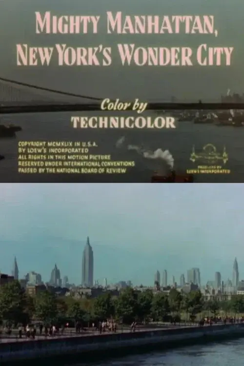 Mighty Manhattan, New York's Wonder City poster