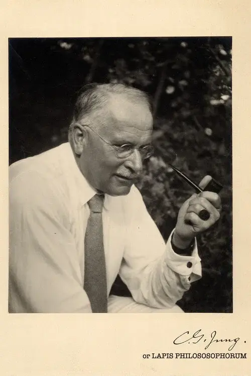 Carl G. Jung by Jerome Hill or Lapis Philosophorum poster
