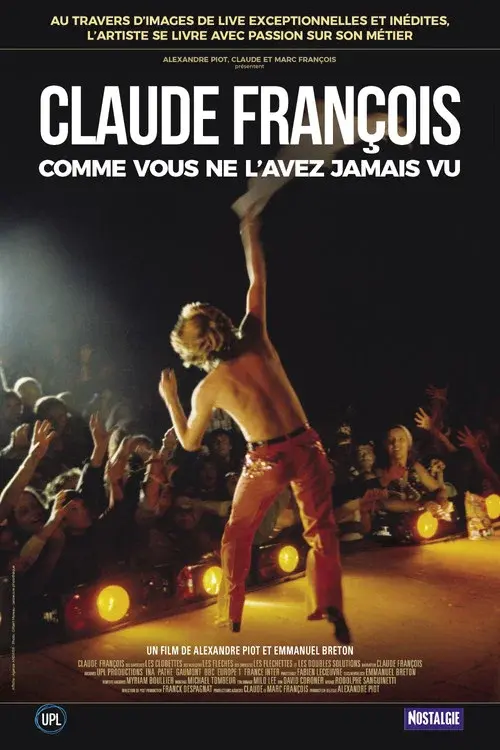 Claude François comme vous ne l'avez jamais vu poster