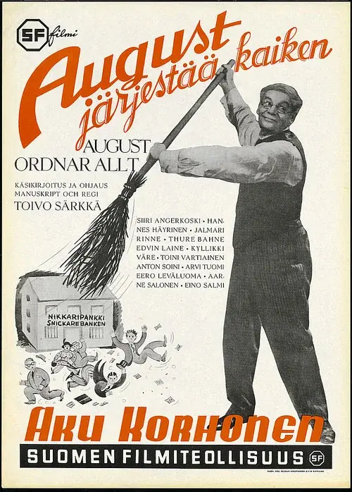 August järjestää kaiken poster