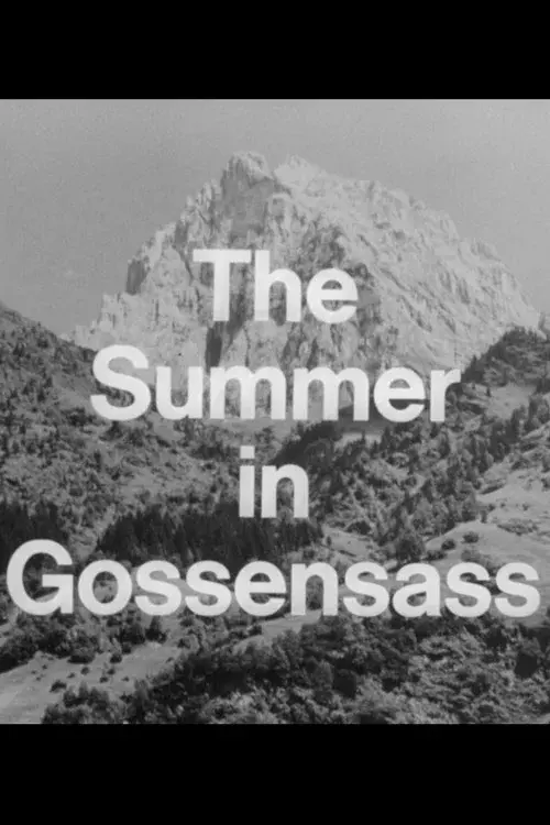 The Summer in Gossensass poster