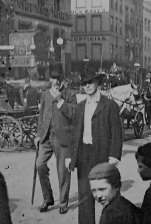 London Street Scene / Turn Out of a Fire Brigade poster