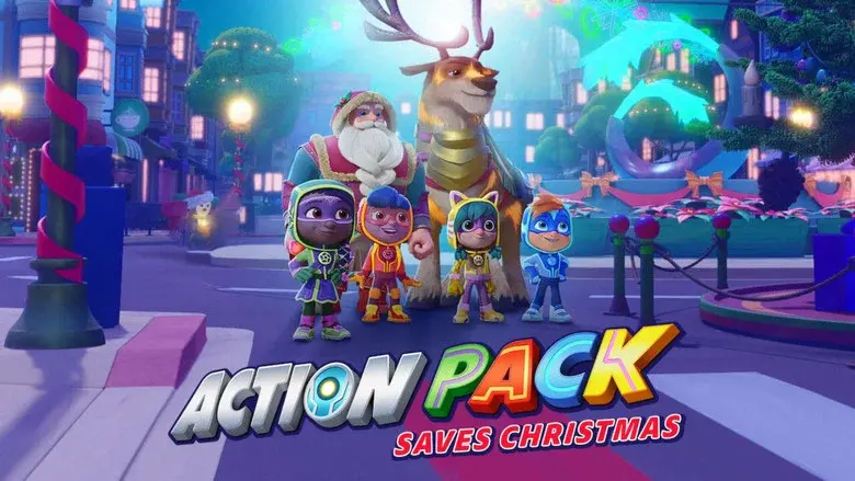 The Action Pack Saves Christmas still 5