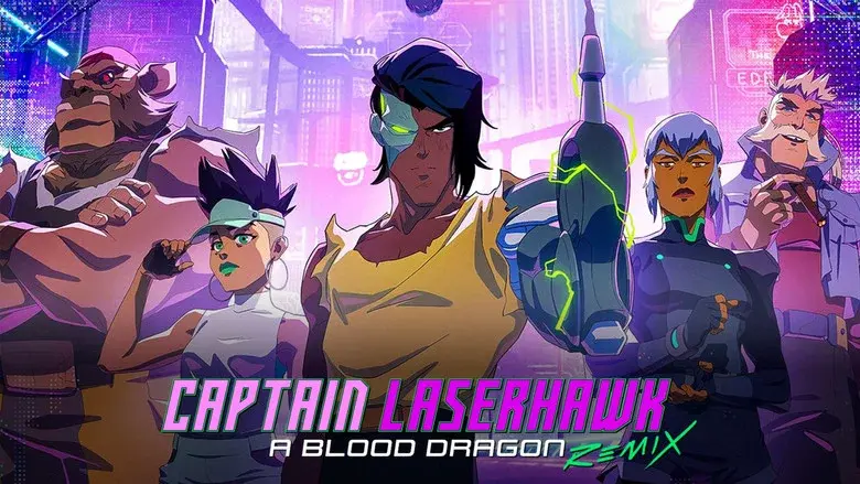 Captain Laserhawk: A Blood Dragon Remix still 8