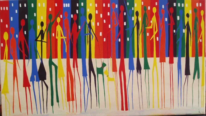 Painting with 14 Personalities still 1