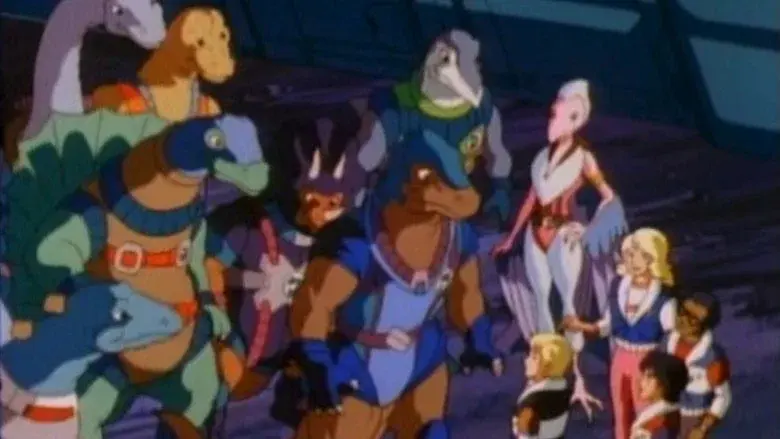 Dinosaucers still 3