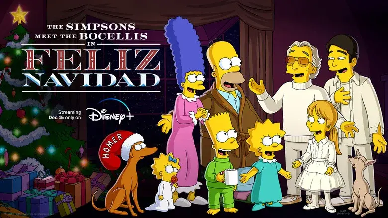 The Simpsons Meet the Bocellis in "Feliz Navidad" still 4