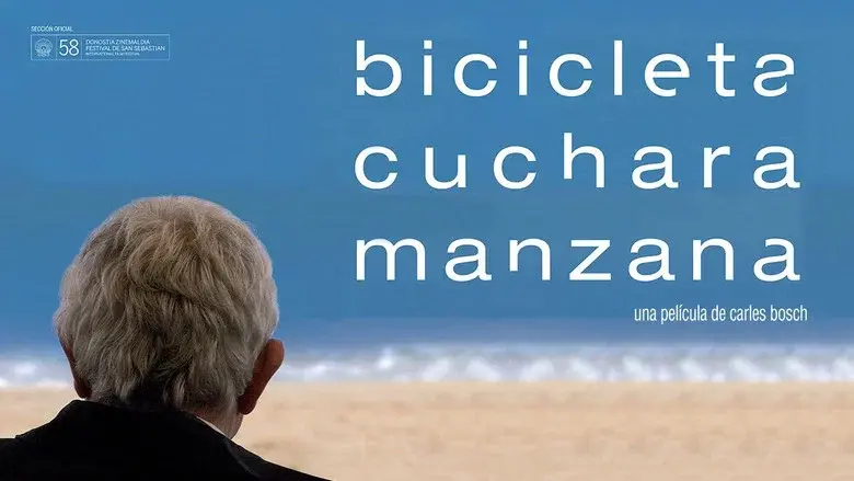 Bicicleta, cullera, poma still 1