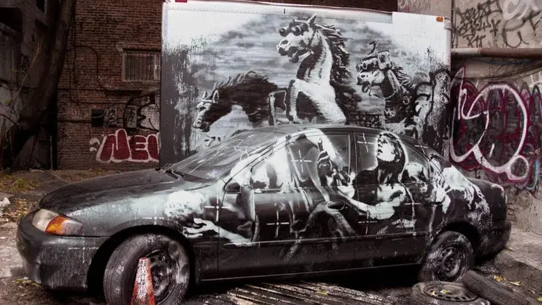 Banksy Does New York still 5