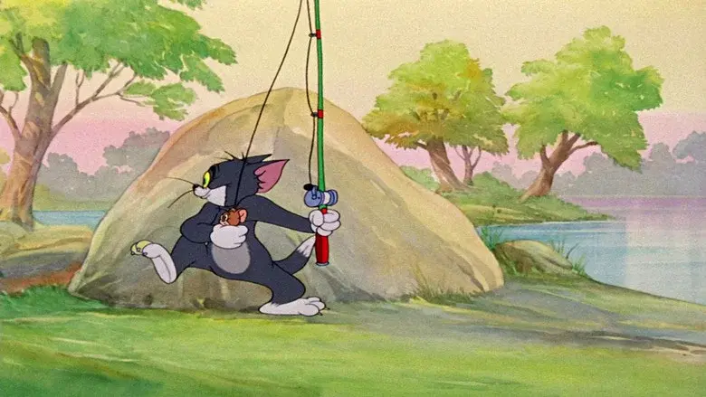 Cat Fishin' still 3