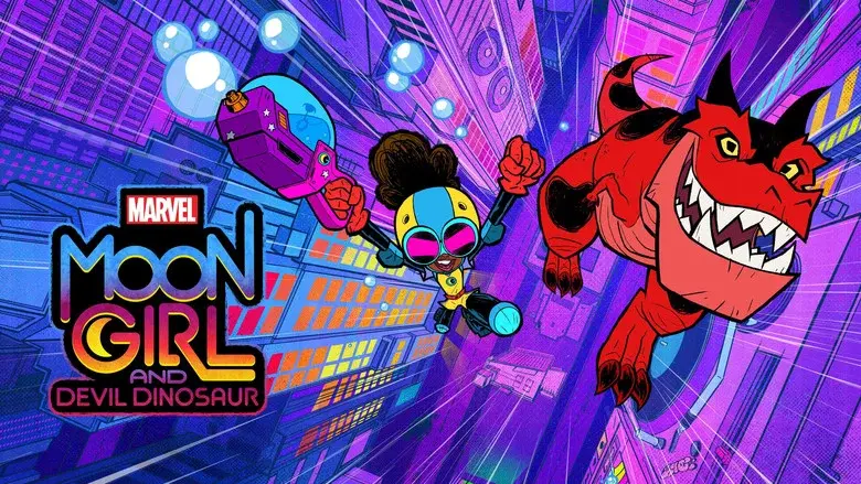 Marvel's Moon Girl and Devil Dinosaur still 5
