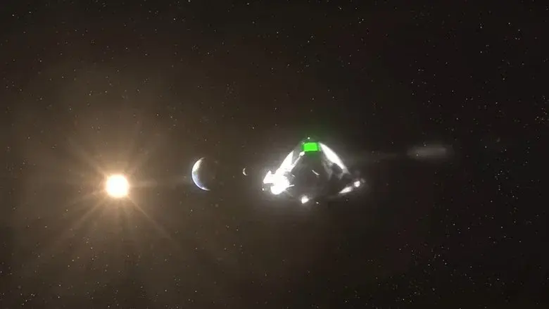 UFO From Earth to the Moon still 1
