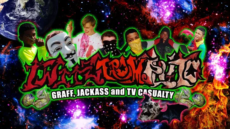 Twitz from Pluto: Graff, Jackass and TV Casualty still 1