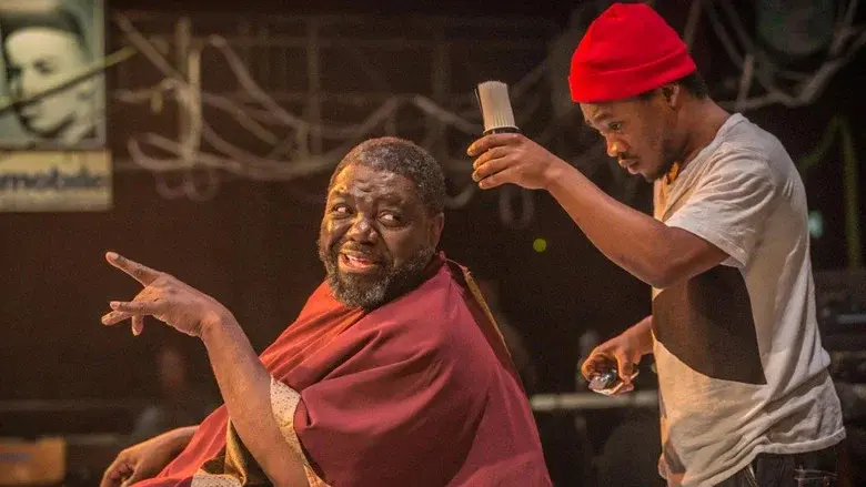 National Theatre Live: Barber Shop Chronicles still 7