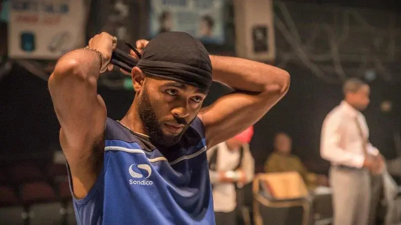 National Theatre Live: Barber Shop Chronicles still 2
